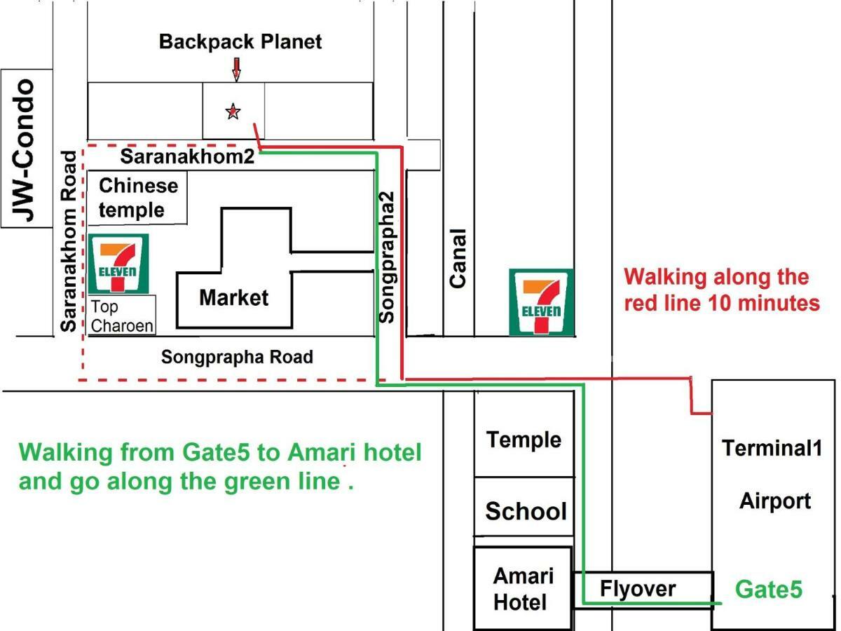 Backpack Planet Hostel Bangkok Exterior photo